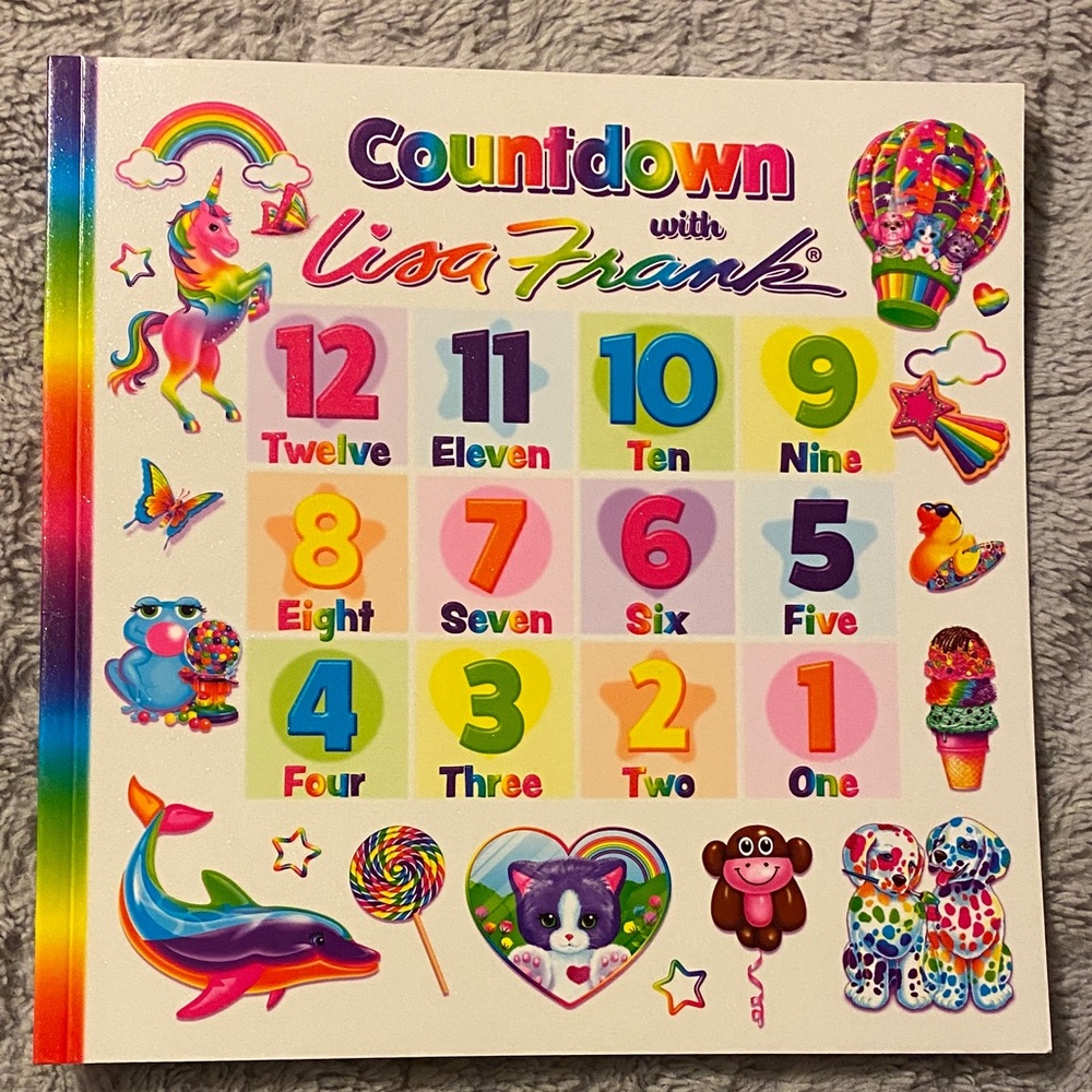 Lisa Frank counting book